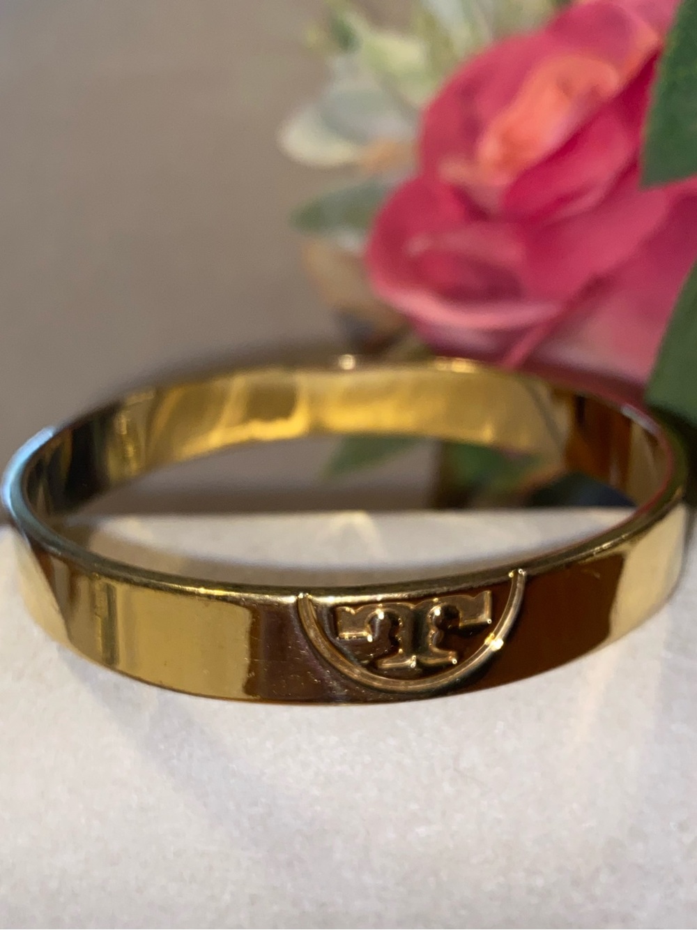 Gold Tone Bangle Bracelet